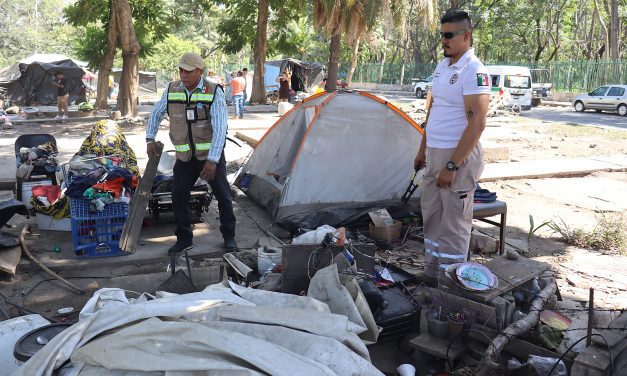 Remueven campamento de migrantes en Chiapas