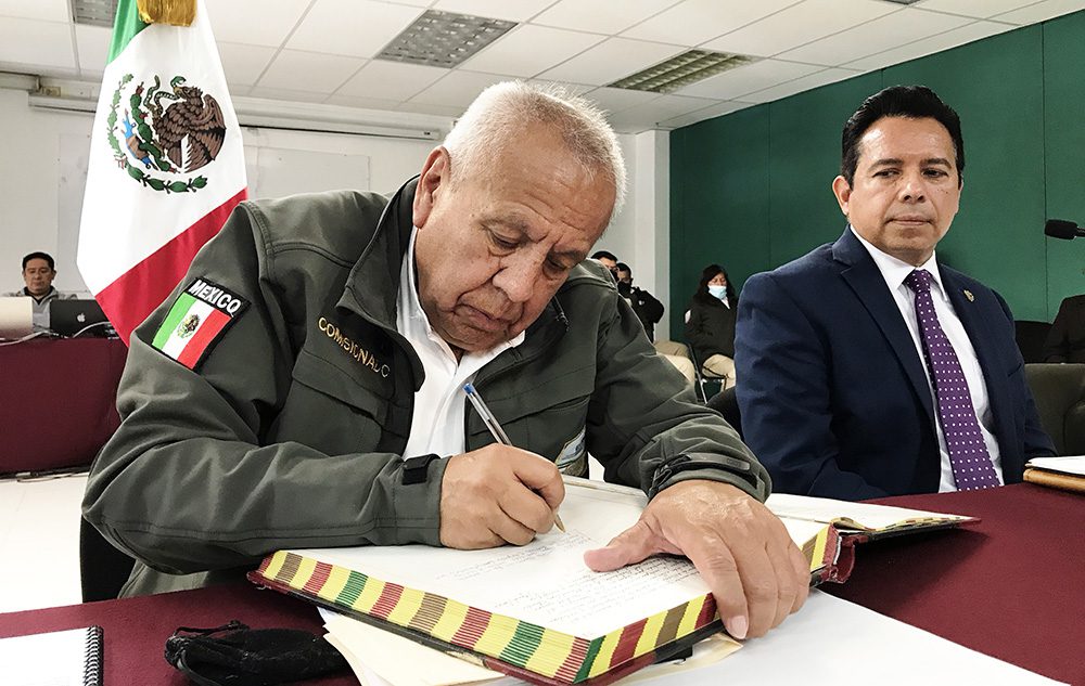 Garduño sigue en INM por etapa de transición: CSP