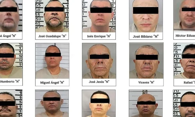 Anuncian que 29 acusados ​​buscados de México fueron puestos bajo custodia en E.U.