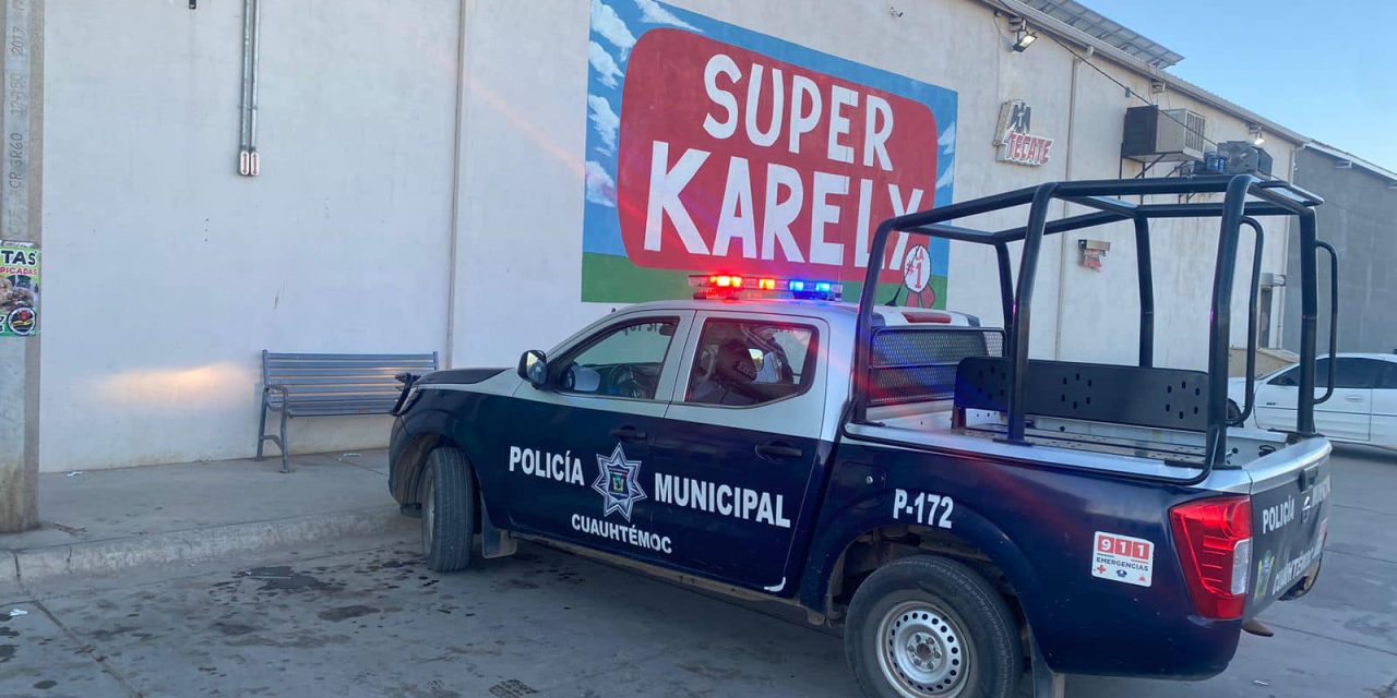 Roban medio millón de pesos de negocio comercial