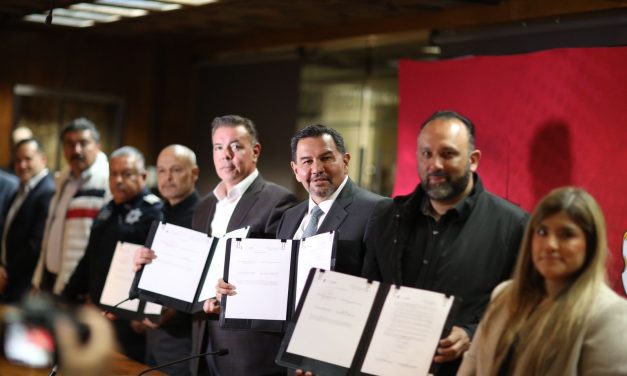 Firman convenio CPC y FICOSEC para construcción de parque dirigido a elementos de seguridad