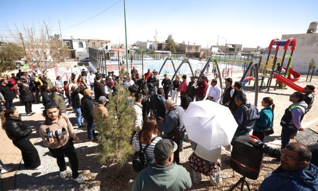 Entrega Alcalde a ciudadanos el Parque Patria III