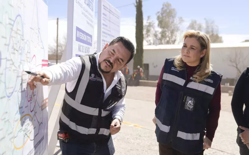 Maru Campos fortalece la conectividad de más de 70 mil chihuahuenses con rehabilitación de carretera
