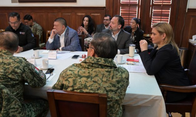 Encabeza Maru Campos sesión de la Mesa de Seguridad
