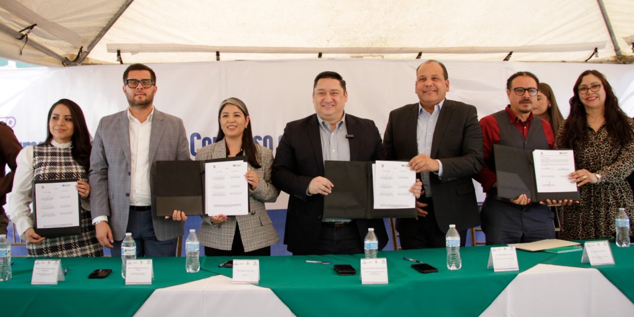 Celebra Congreso del Estado convenio de colaboración con el Conalep