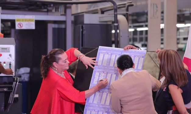 Arranca INE impresión de más de 600 millones de boletas para elección judicial