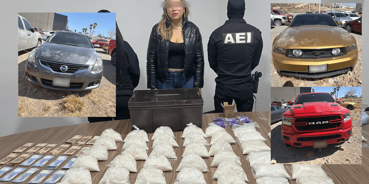 Detienen a mujer con 17 kilogramos de cristal en la colonia CTM