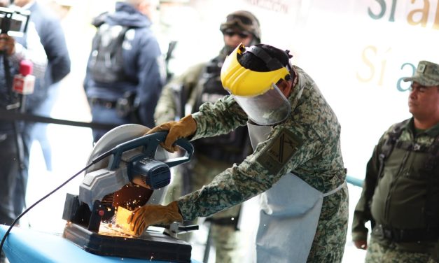 Da arranque campaña «Sí al desarme, sí a la paz»