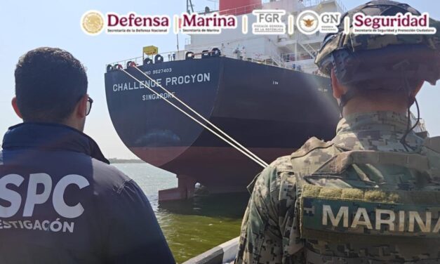 Marina asegura cargamento histórico de combustible robado en Tamaulipas