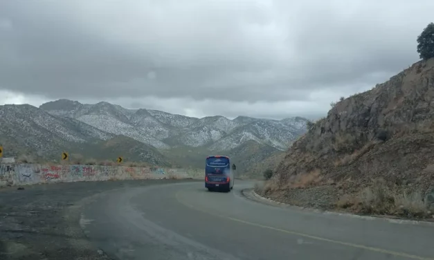 Registra Protección Civil caída de nieve en los límites de Chihuahua y Sonora