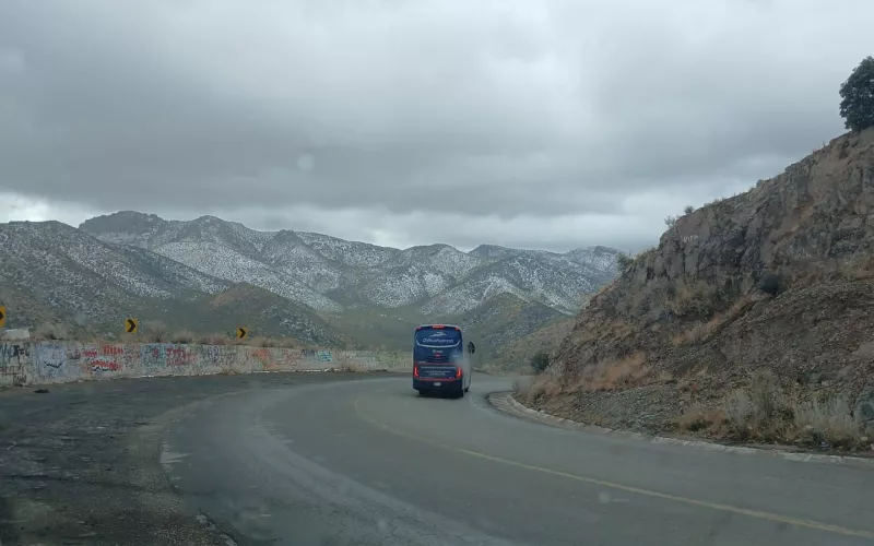 Registra Protección Civil caída de nieve en los límites de Chihuahua y Sonora