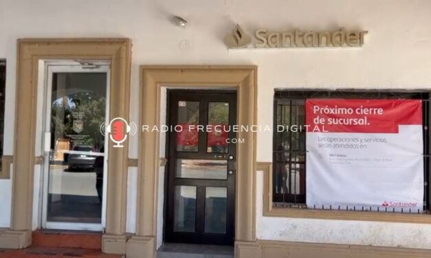 Cierra Santander su único banco en Aldama