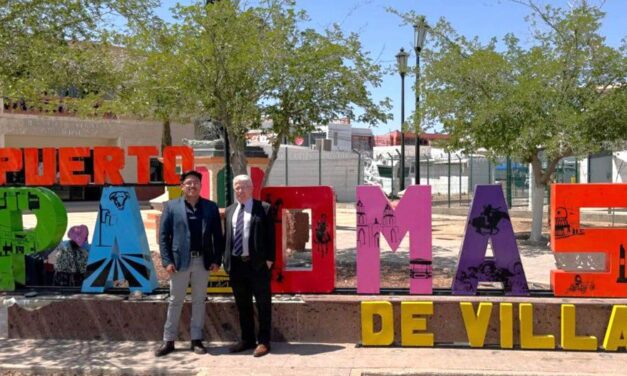 Visita Cónsul General Rafael Foley Puerto Palomas