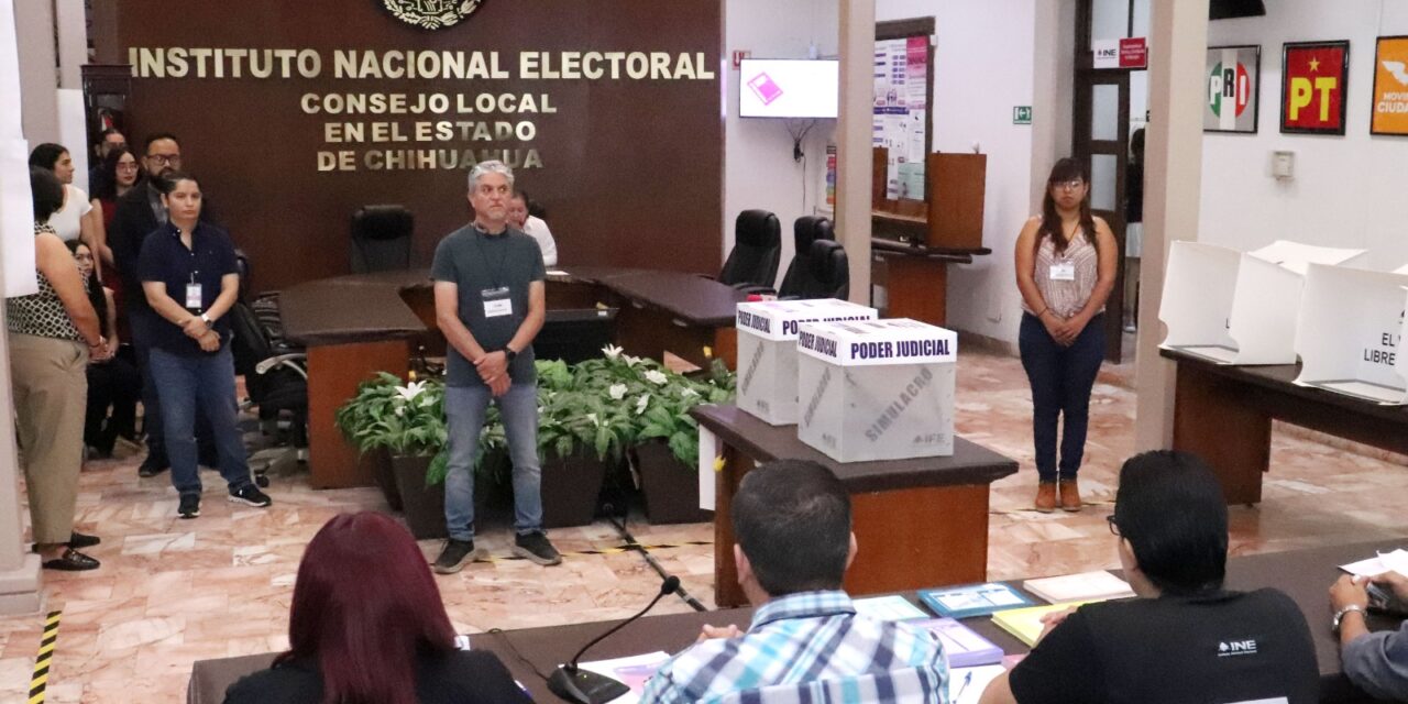 Implementa INE simulacro de votación para personas con discapacidad