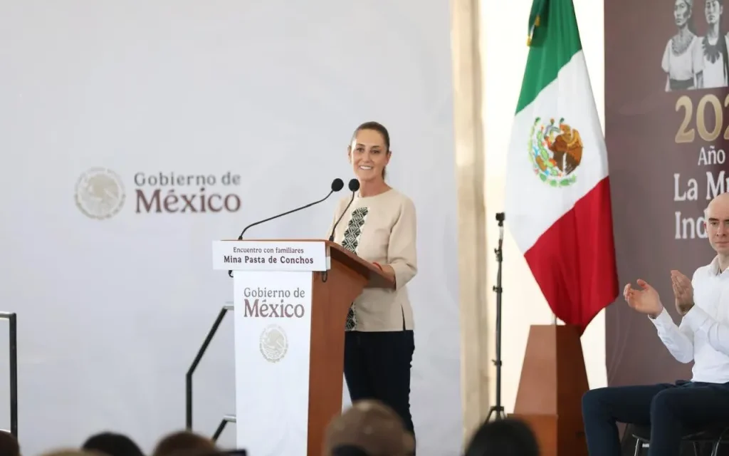 Promete Sheinbaum encontrar a los 63 de Pasta de Conchos