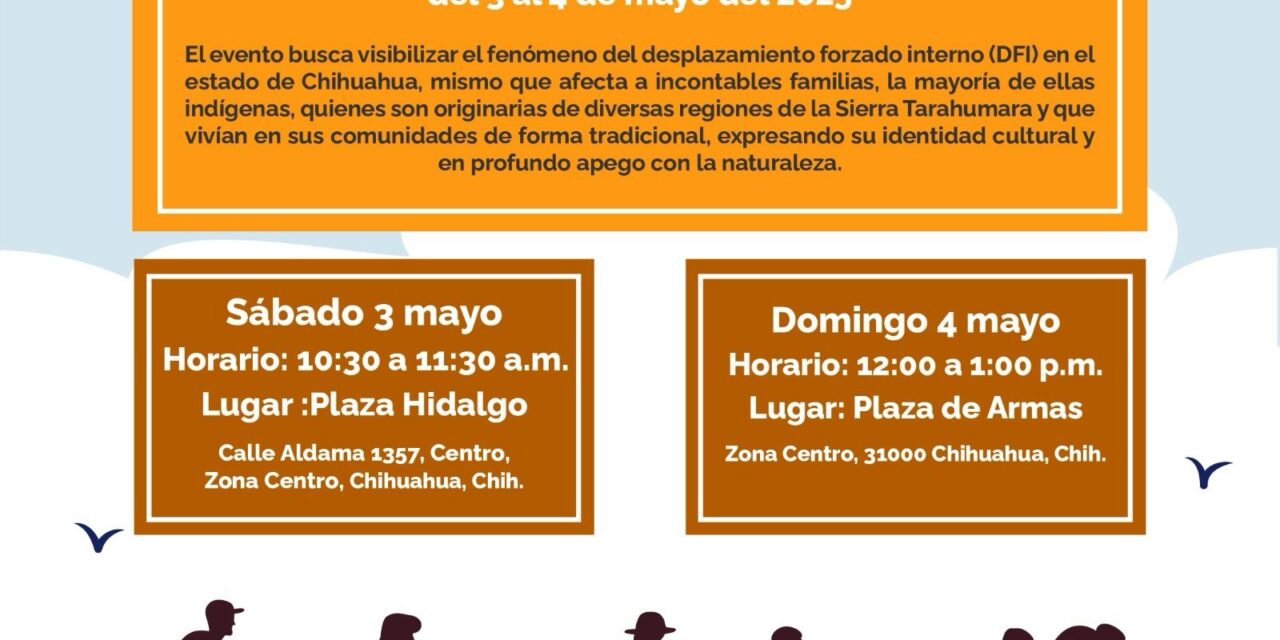REALIZARÁN ENCUENTRO ESTATAL DE PERSONAS DESPLAZADAS POR LA VIOLENCIA 2025