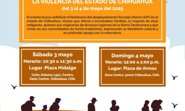 REALIZARÁN ENCUENTRO ESTATAL DE PERSONAS DESPLAZADAS POR LA VIOLENCIA 2025