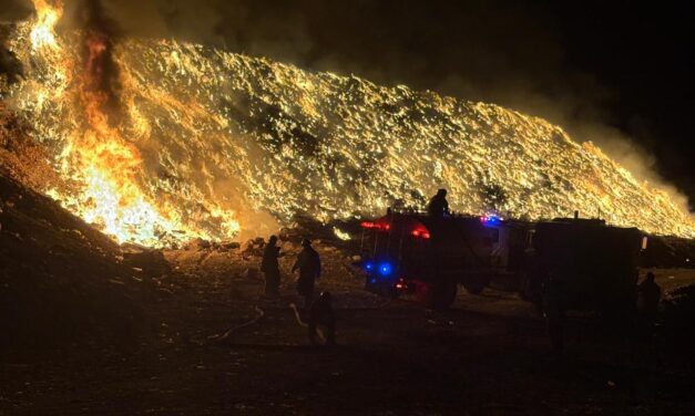 Detectó Protección Civil fallas operativas como factor clave en incendio de Relleno Sanitario