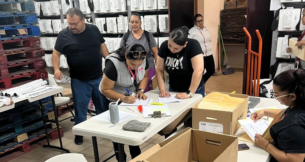 INICIA INE ENTREGA DE LOS PAQUETES ELECTORALES PARA LA ELECCIÓN DEL PODER JUDICIAL