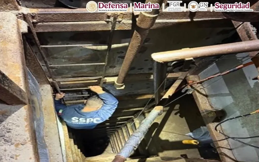 Encuentran narcotúnel que conectaba con EU
