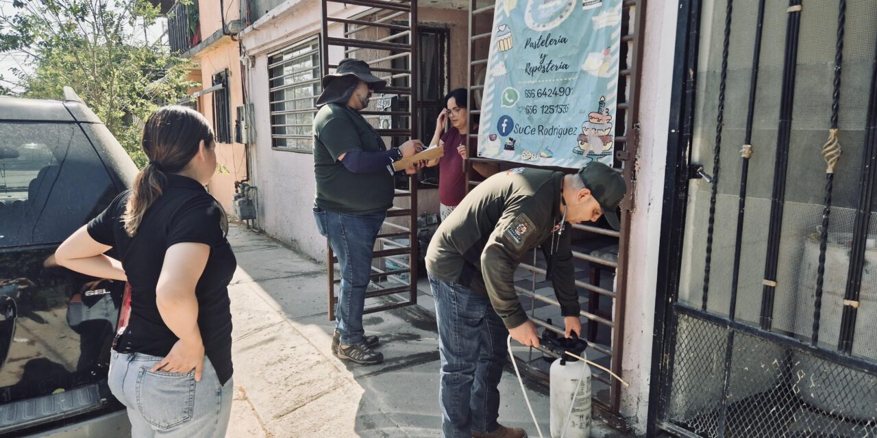 Lleva Jael Argüelles y Ecología Jornada de Fumigación a la Colonia Ciudad Moderna