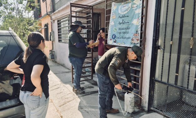 Lleva Jael Argüelles y Ecología Jornada de Fumigación a la Colonia Ciudad Moderna