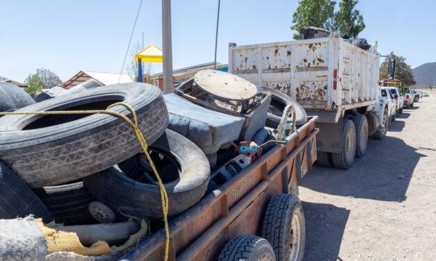 Se recabaron 10 toneladas de basura en ejidos de Cuauhtémoc