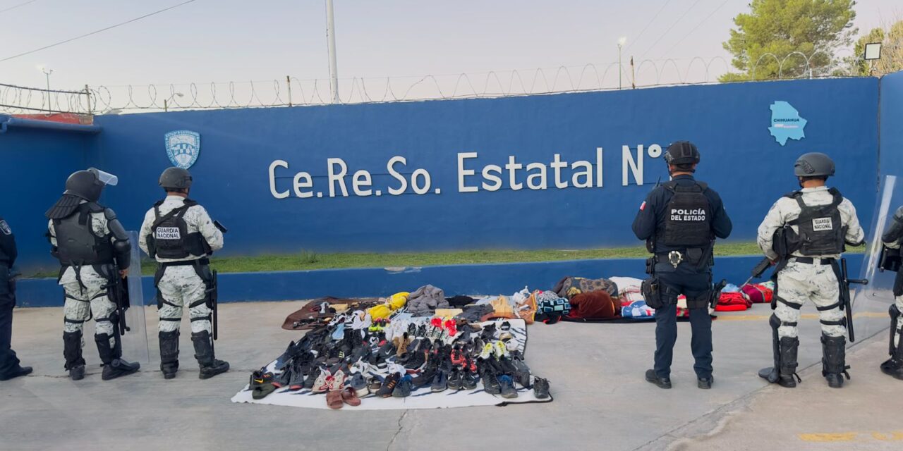 Realiza SSPE inspección al interior del Cereso No.5 de Nuevo Casas Grandes