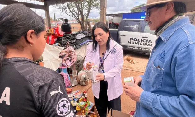 Atiende Secretaría de Salud a familias afectadas por las lluvias