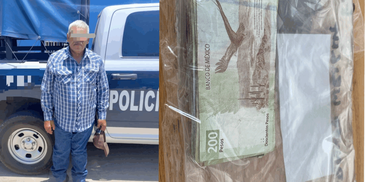 Abuelo roba casi 4 mil pesos con el «truco del pañuelo»