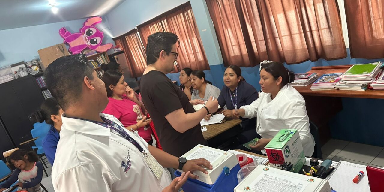 Refuerza Delicias vacunación contra el sarampión en zonas vulnerables