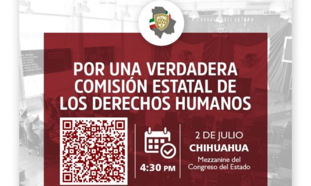 Convoca MORENA al Foro de Análisis: “Por una verdadera Comisión Estatal de los Derechos Humanos”