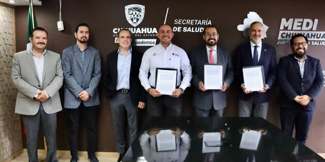 Firman convenio de colaboración CCLCHIH, ICHISAM y Secretaría de Salud en favor de trabajadores