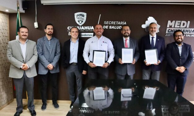 Firman convenio de colaboración CCLCHIH, ICHISAM y Secretaría de Salud en favor de trabajadores