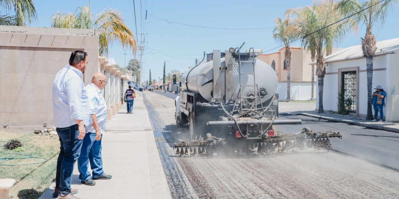 Comienzan obras de pavimentación en Camargo