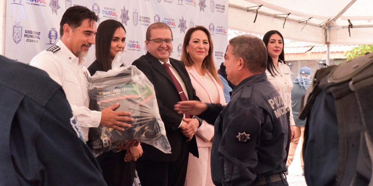Refuerzan Estado y Municipio a la Policía Municipal con equipamiento y patrulla nueva
