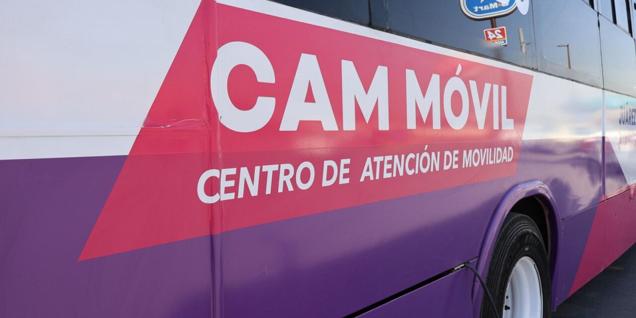 Anuncia JuárezBus nuevas ubicaciones del CAM Móvil del 21 al 26 de julio