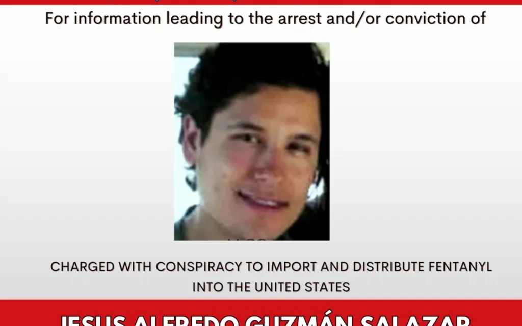 Ofrece EU 10 mdd por “Alfredillo”, hijo de “El Chapo” Guzmán