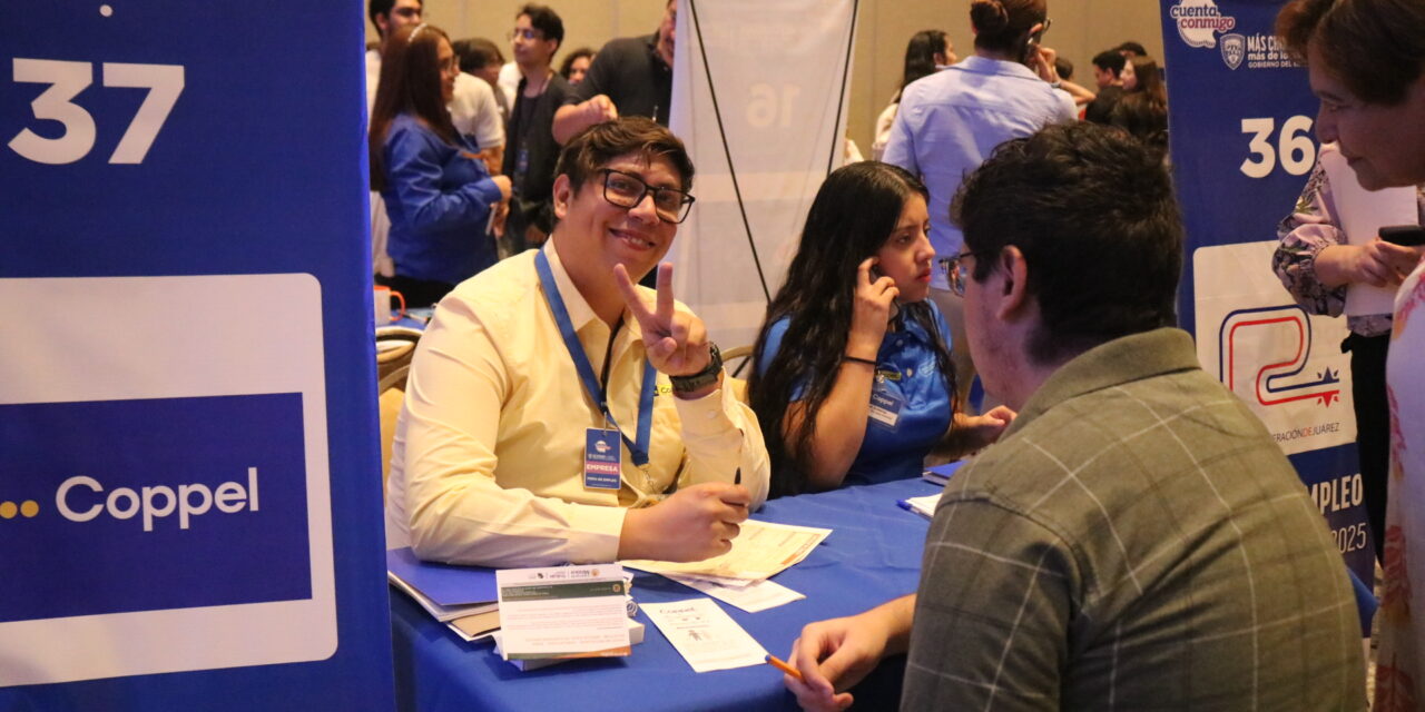 Asistieron más de 2 mil chihuahuenses a la Feria de Empleo de las Juventudes
