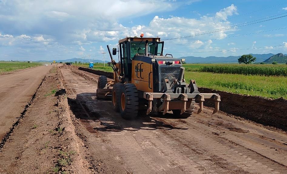 Registra SCOP 40% de avance en reconstrucción de carretera Entronque La Quemada-Soto Máynez