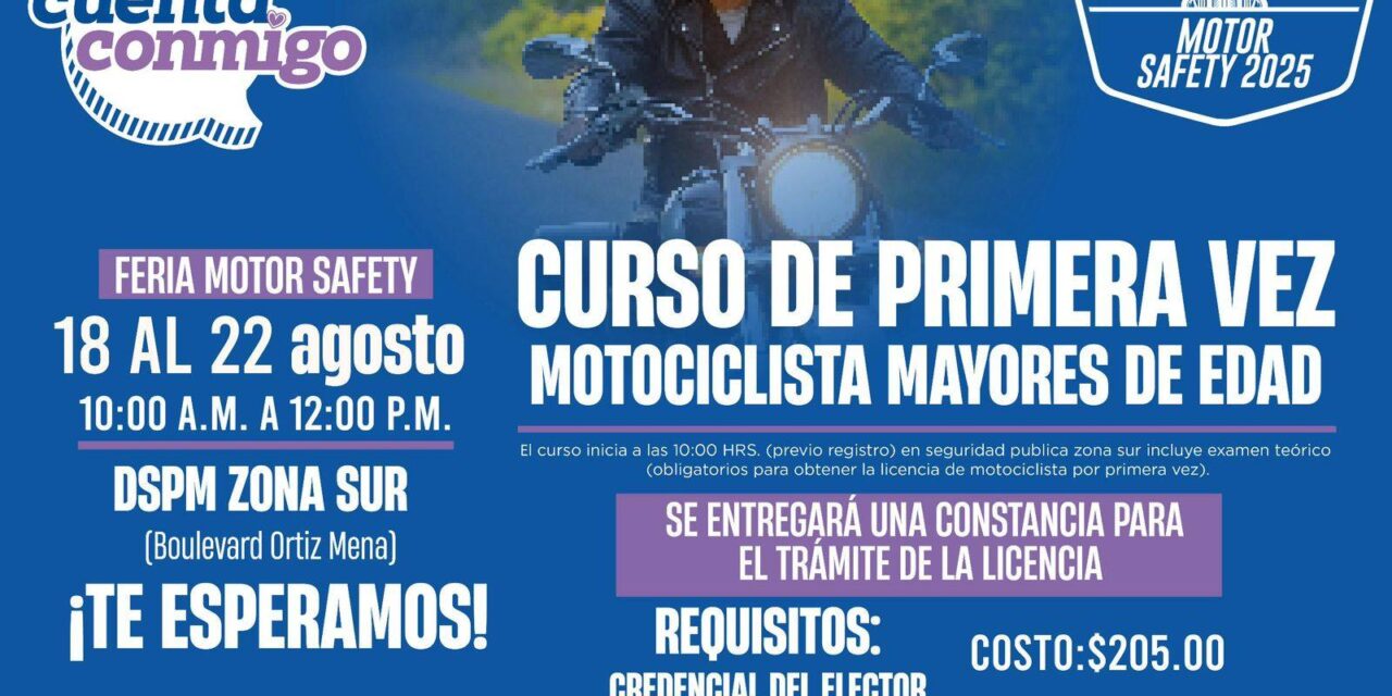 Invitan al “Motor Safety 2025” en la Puerta del Tiempo