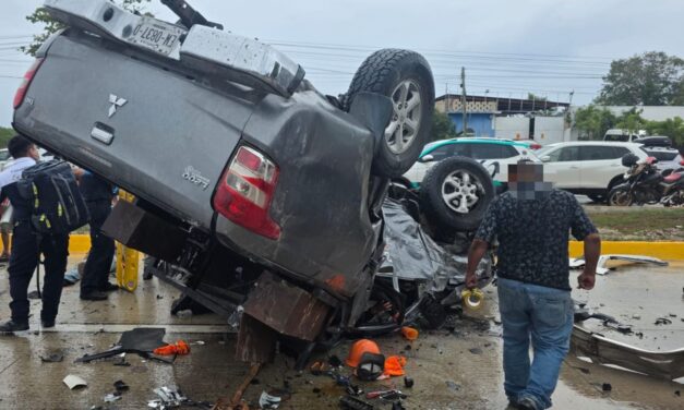 Pierden la vida Familia Cuauhtemense en accidente en Cancún
