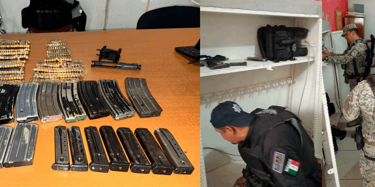 Supervisa SSPE armamento en la Dirección de Seguridad Pública de Gran Morelos