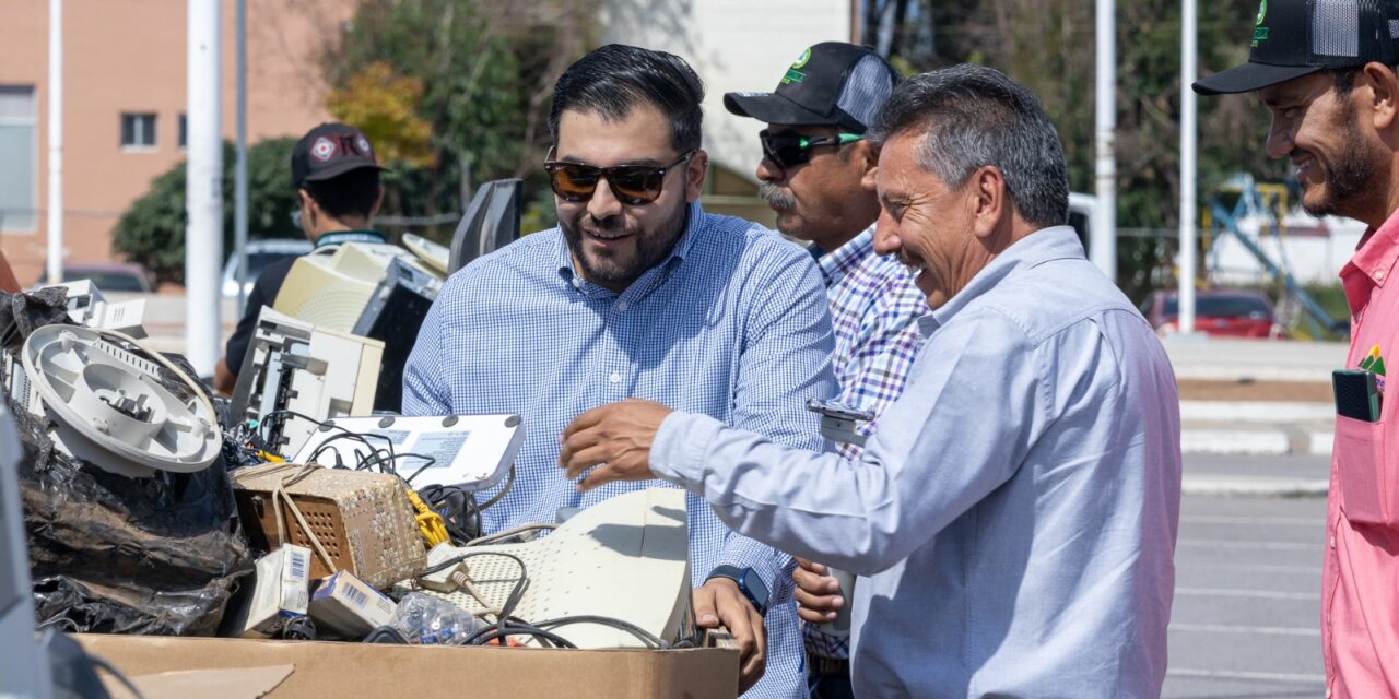 Se recolectaron 22 toneladas de basura electrónica, en Cuauhtémoc