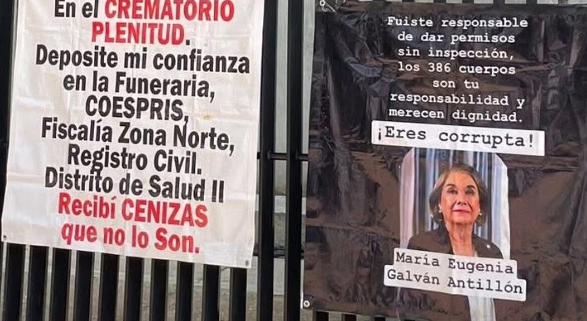 Crematorio Plenitud: suspendido y autorizado por María Eugenia Galván, mamá de gobernadora