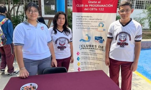 Participarán estudiantes del CBTis 122 en etapa estatal de Olimpiada Mexicana de Informática