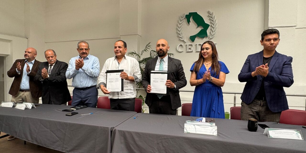 Firman convenio de colaboración CEDH y CONALEP
