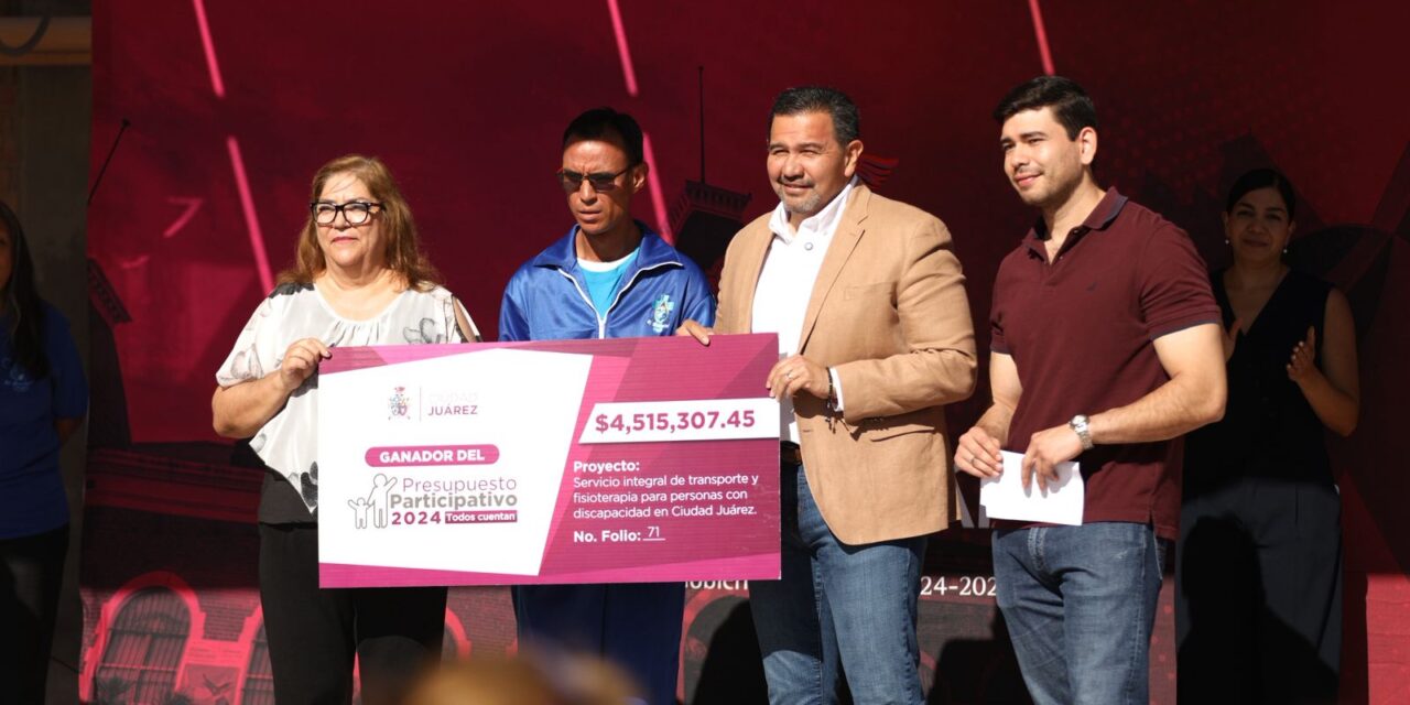 Entrega Pérez Cuéllar apoyo del Presupuesto Participativo para El Manantial Hogar