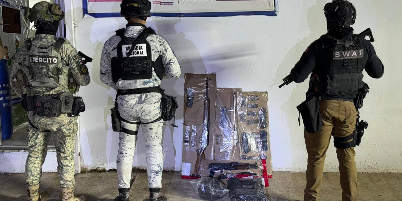 Asegura SSPE armamento, cartuchos y equipo táctico en Guachochi