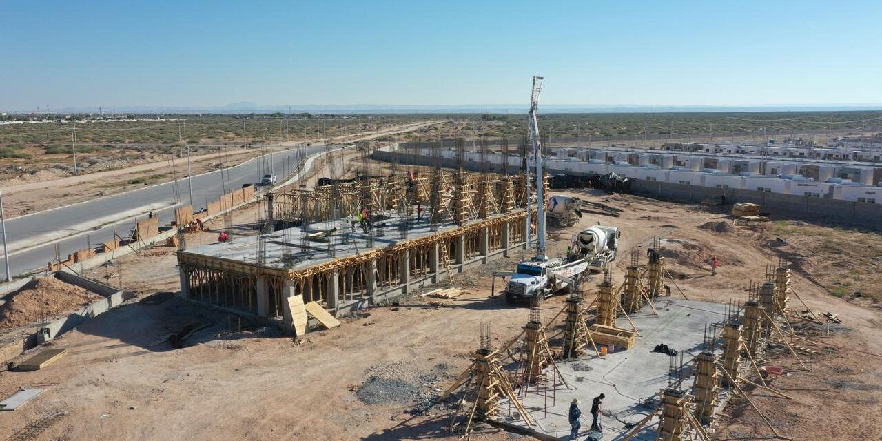 Avanza construcción del CBTIS 291 en ciudad Juárez